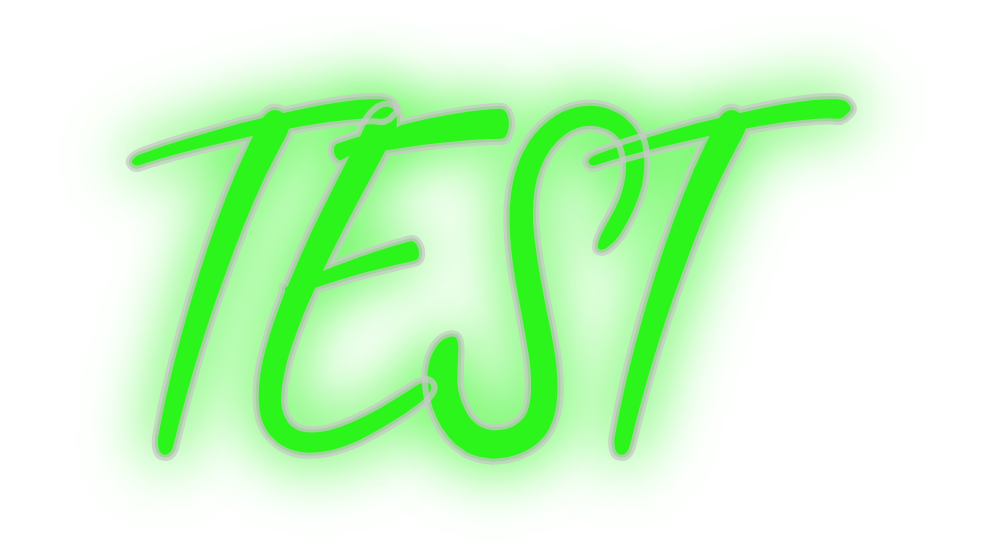 Benutzerdefiniertes Neon: TEST