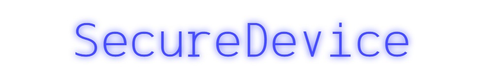 Benutzerdefiniertes Neon: SecureDevice