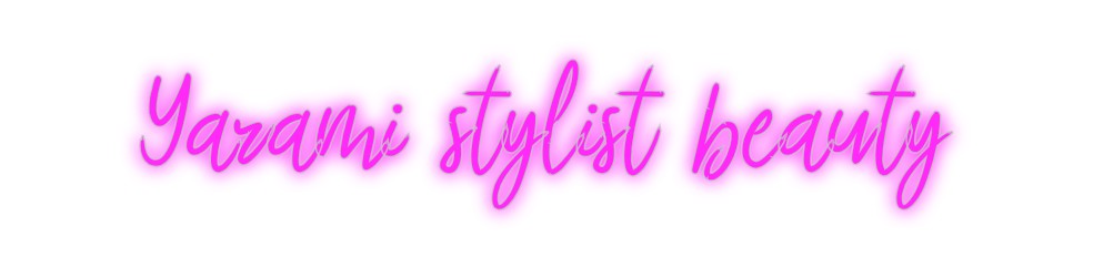 Benutzerdefiniertes Neon: Yarami-Stil …