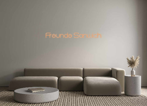 Benutzerdefiniertes Neon: Freunde Sandwich