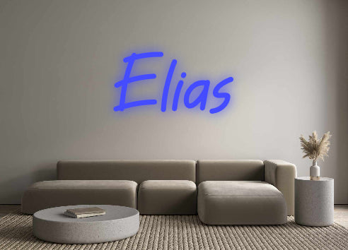 Benutzerdefiniertes Neon: Elias
