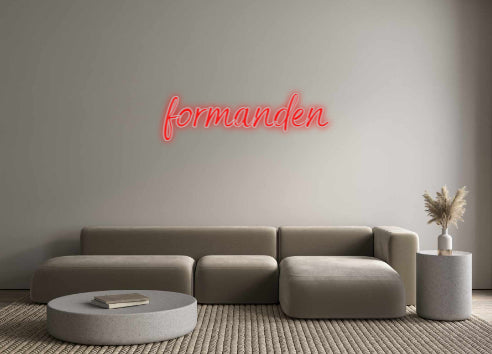 Custom Neon: formanden