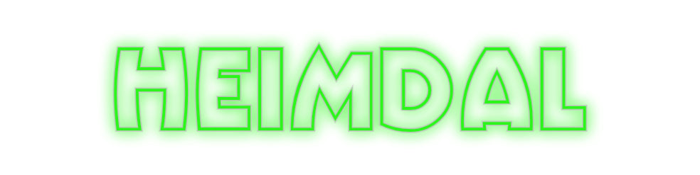 Benutzerdefiniertes Neon: Heimdal