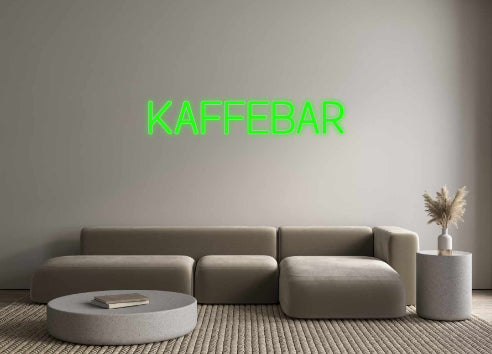 Benutzerdefiniertes Neon: Kaffebar