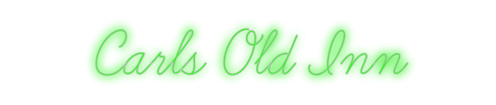Benutzerdefiniertes Neon: Carls Old Inn