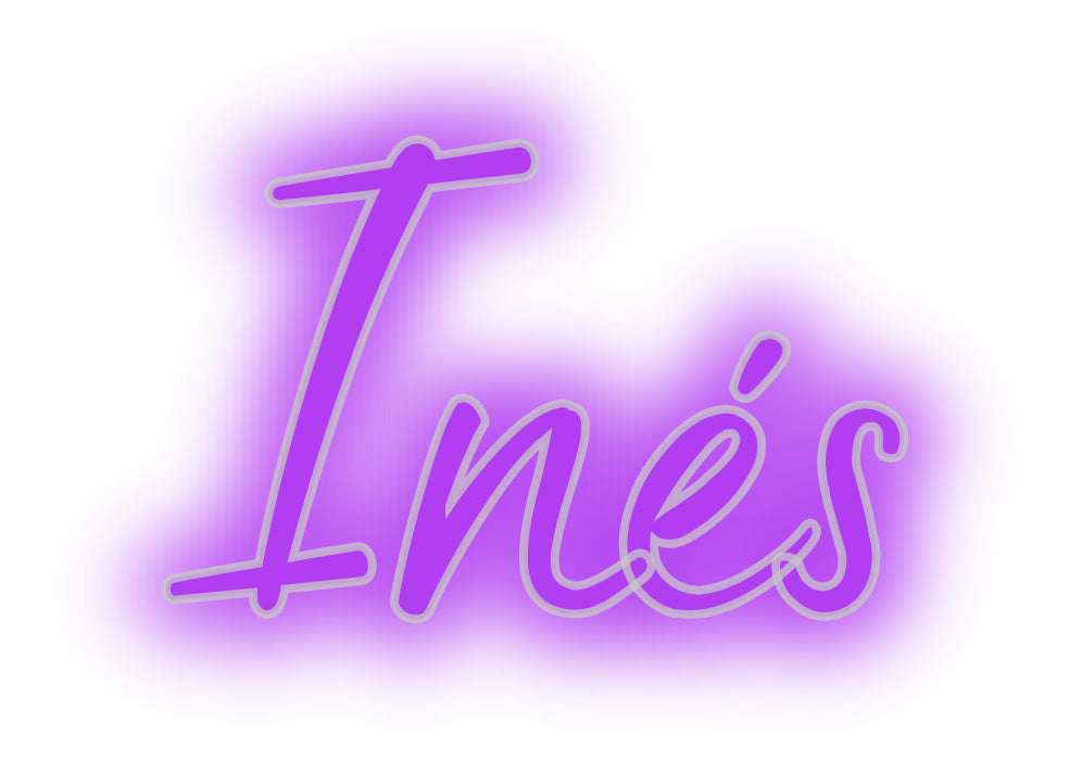 Benutzerdefiniertes Neon: Inés