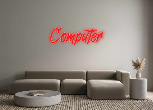 Benutzerdefiniertes Neon: Computer
