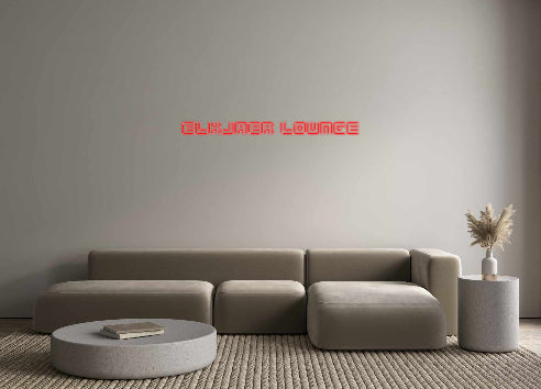 Benutzerdefiniertes Neon: Elkjaer Lounge