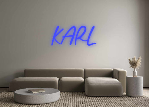 Benutzerdefiniertes Neon: KARL