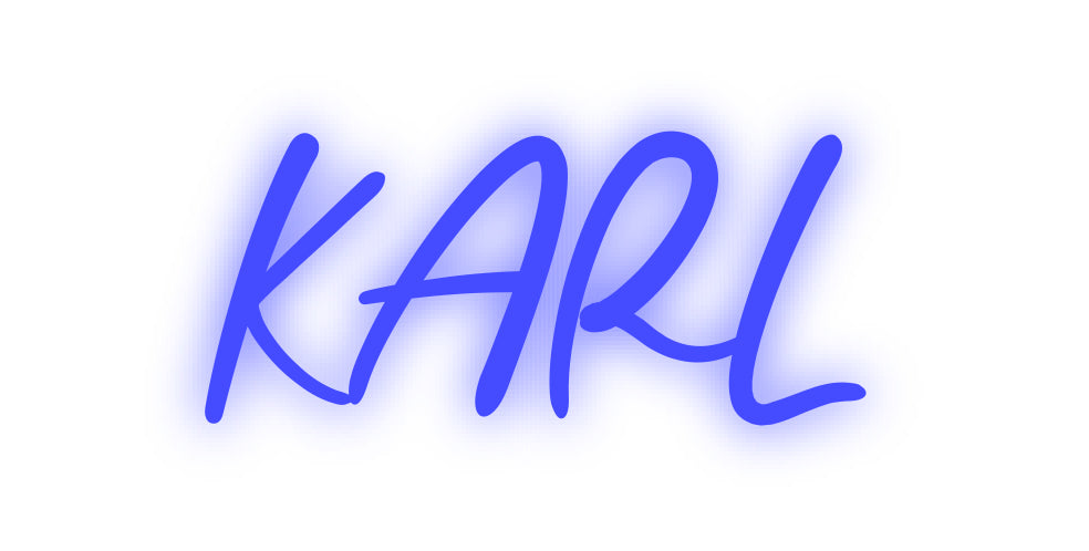 Benutzerdefiniertes Neon: KARL