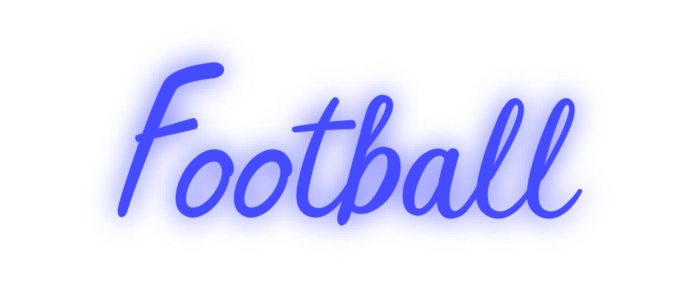 Benutzerdefiniertes Neon: Fußball