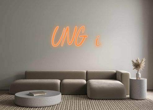Benutzerdefiniertes Neon: UNG i