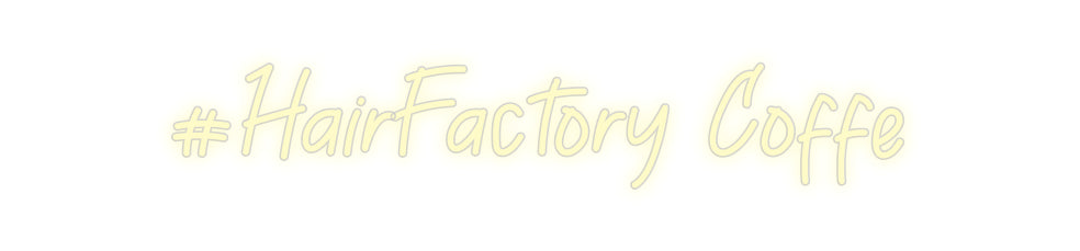 Benutzerdefiniertes Neon: #HairFactory ...