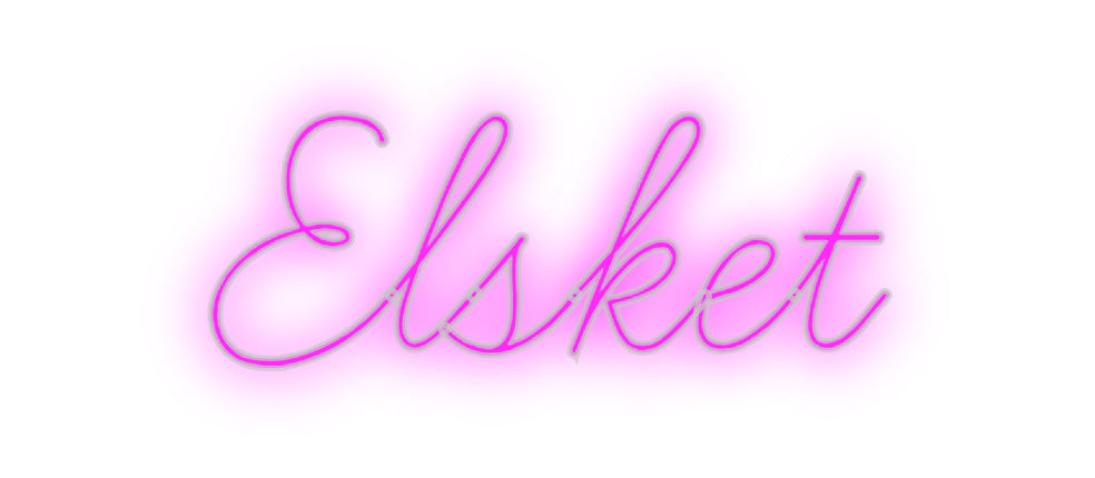Benutzerdefiniertes Neon: Elsket