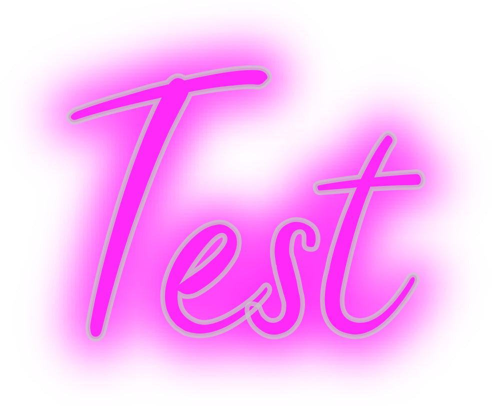 Benutzerdefiniertes Neon: Test