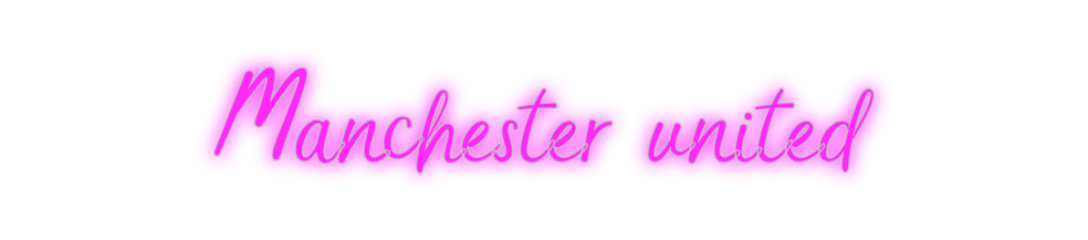 Benutzerdefiniertes Neon: Manchester un...