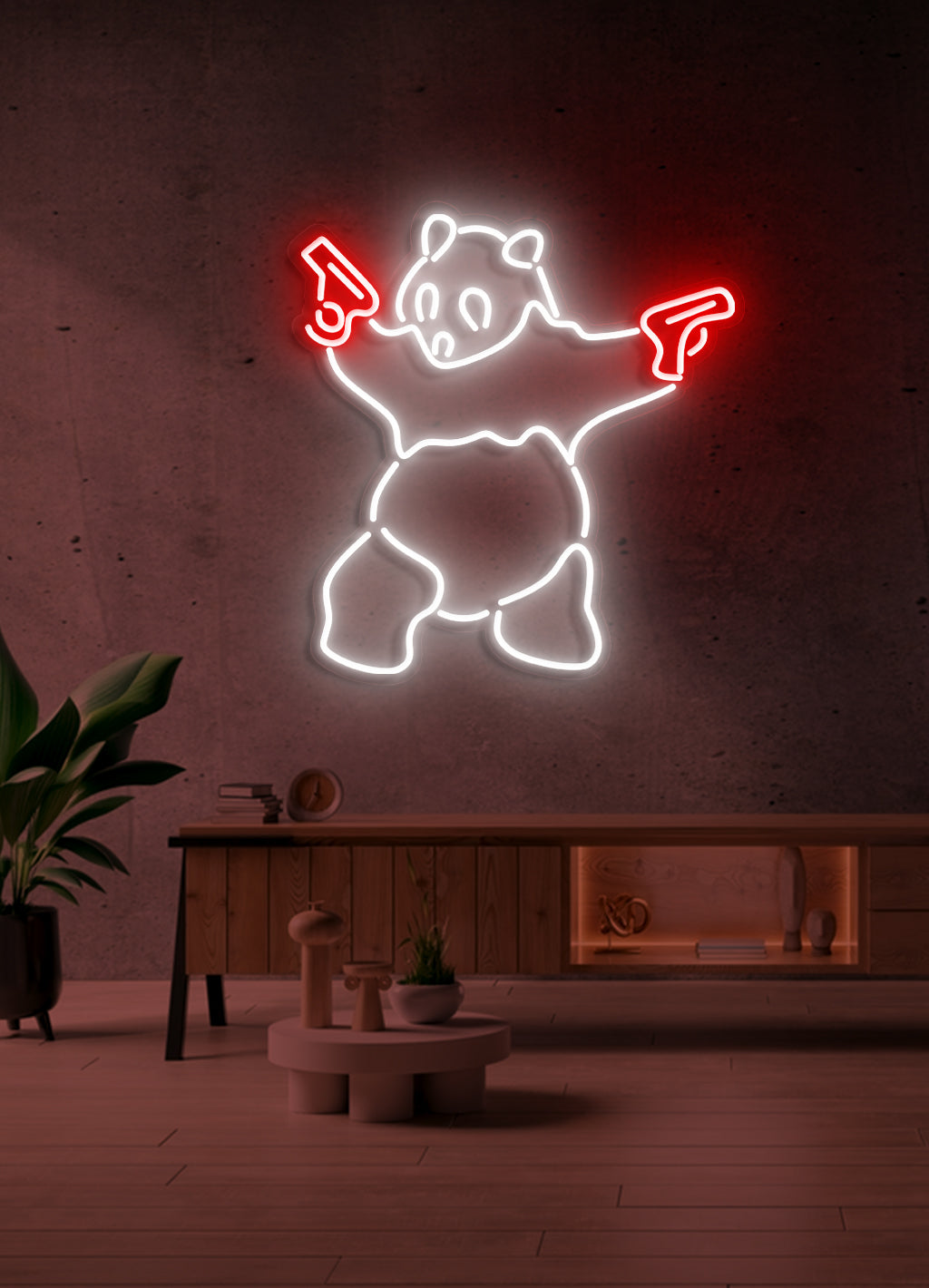 Panda - LED Neonrock