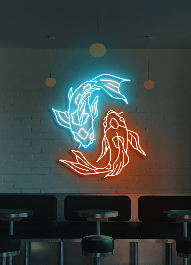 Koi fish - LED Neon skilt