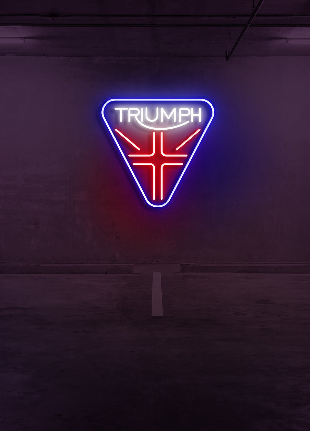 Triumph - LED Neon-Schirm
