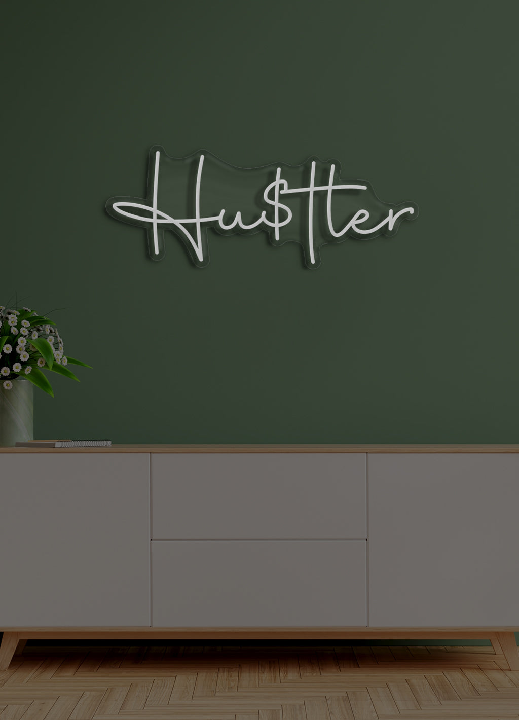 Hustle - LED Neon skilt