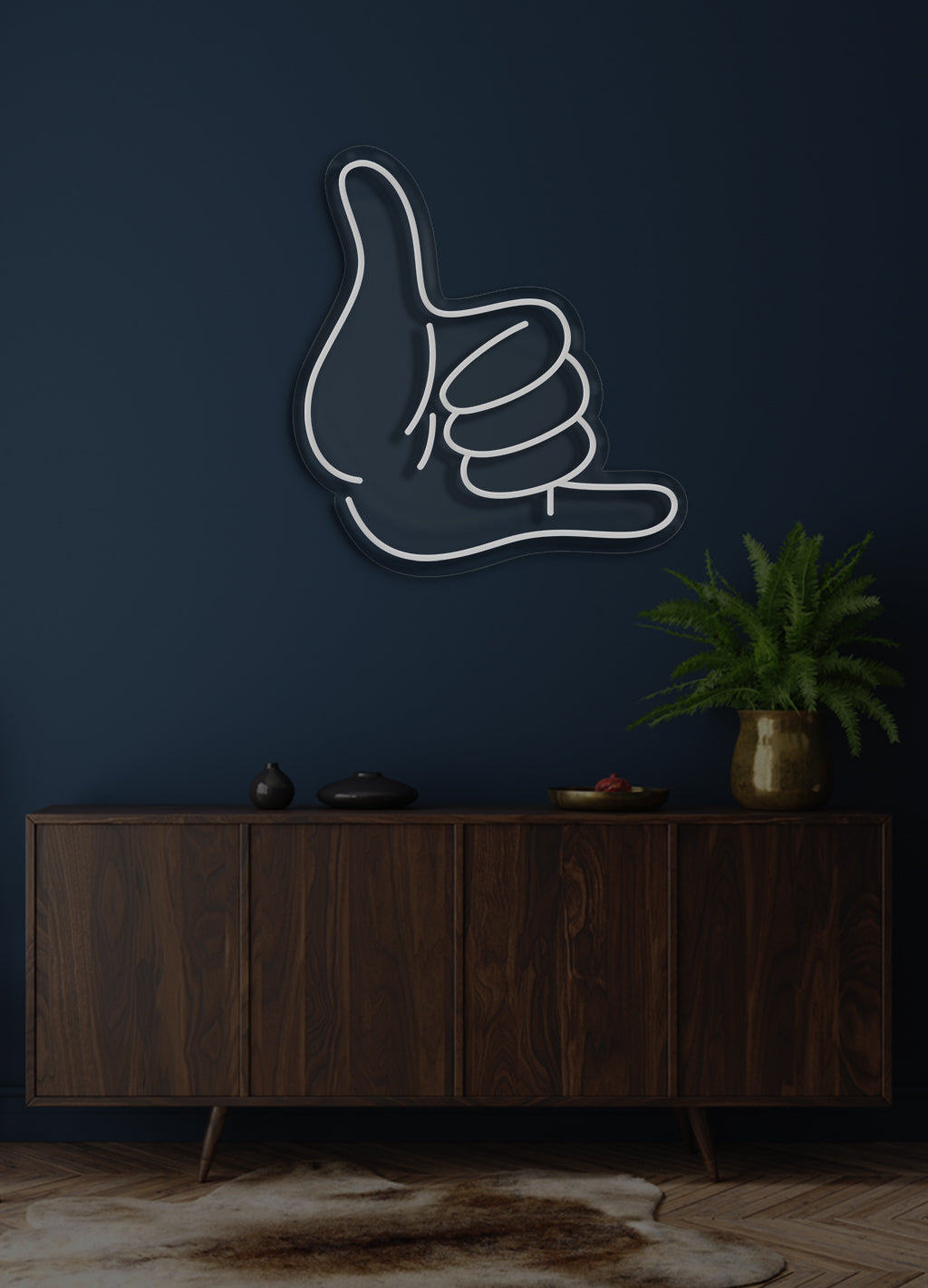 Hang loose - LED Neon skilt