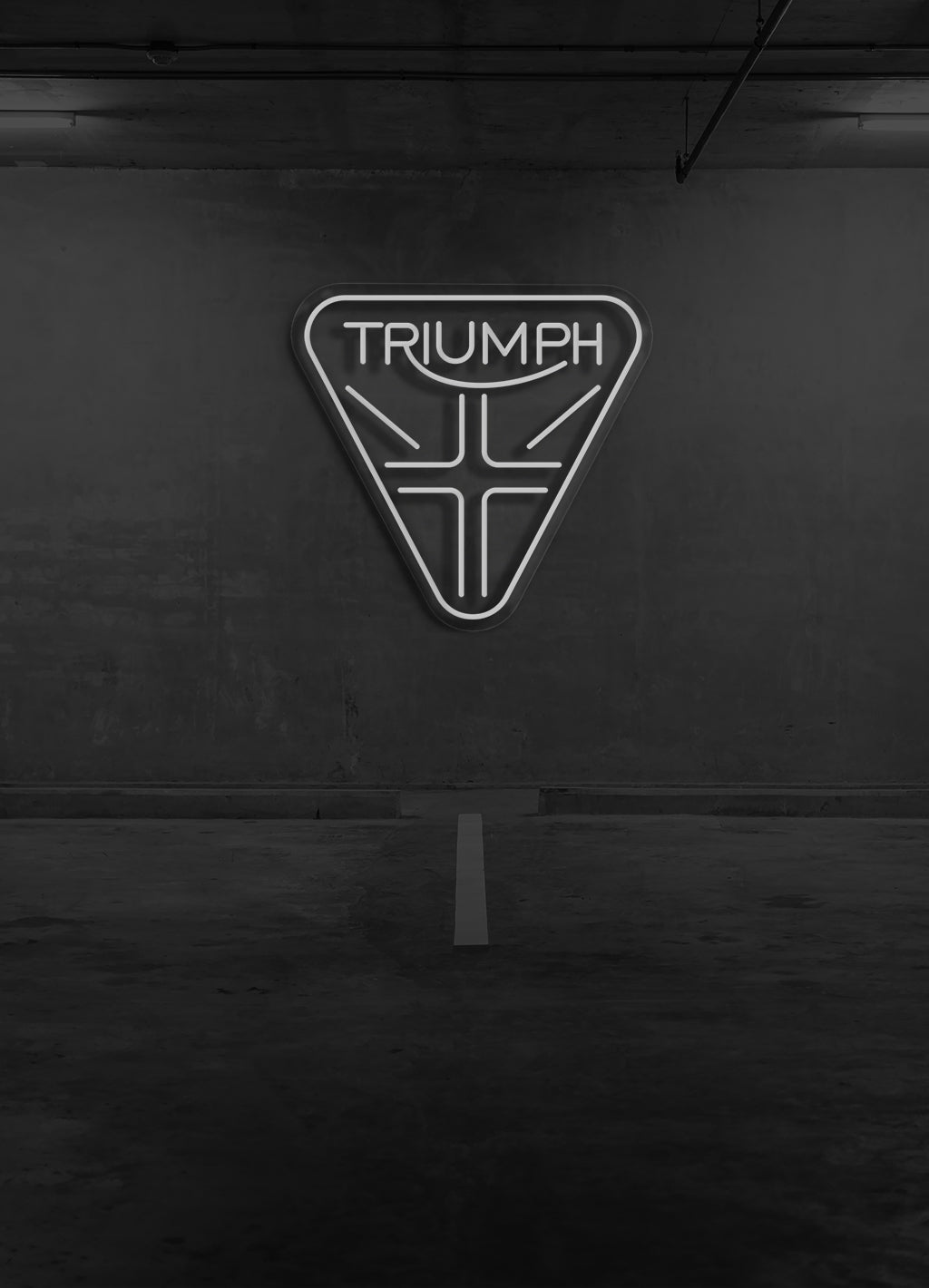 Triumph - LED Neon-Schirm