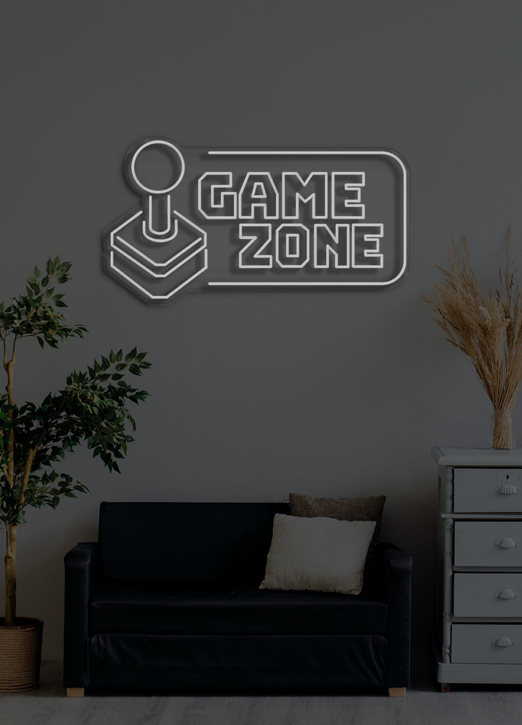 Spielzone - LED Neonschirm