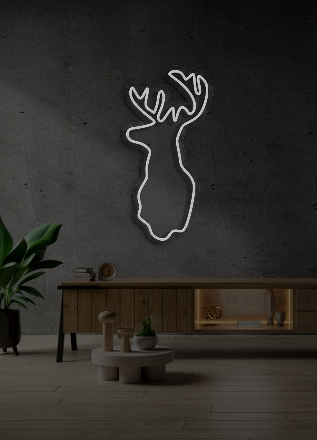 Hirsch - LED Neonschild