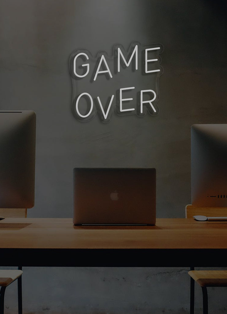 Game over - LED Neon skilt