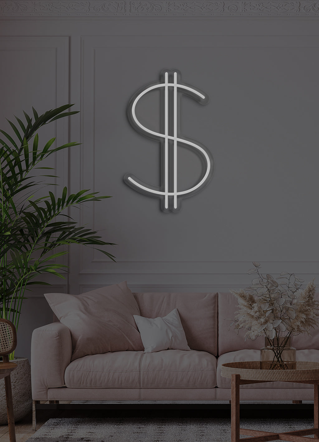 Dollarzeichen - LED Neonschild