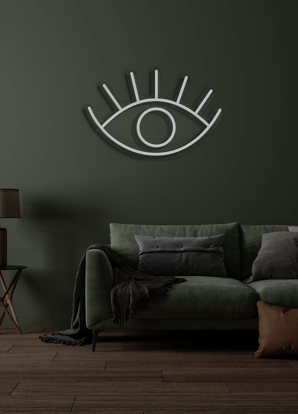 Eye - LED Neon-Schirm