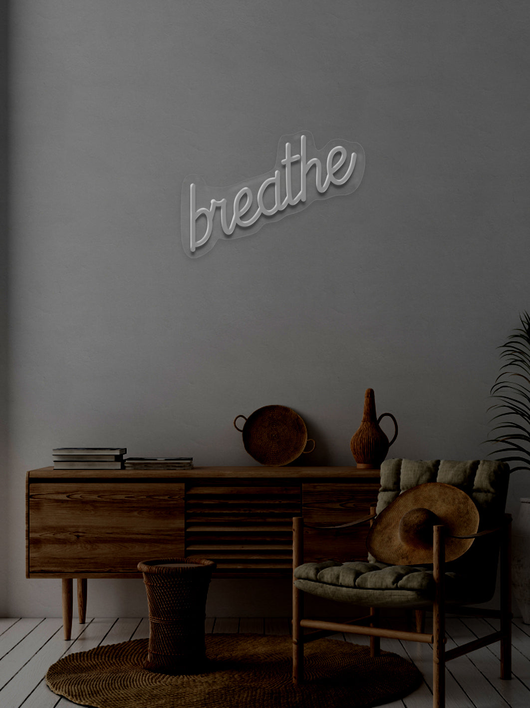 Breathe - LED Neon skilt