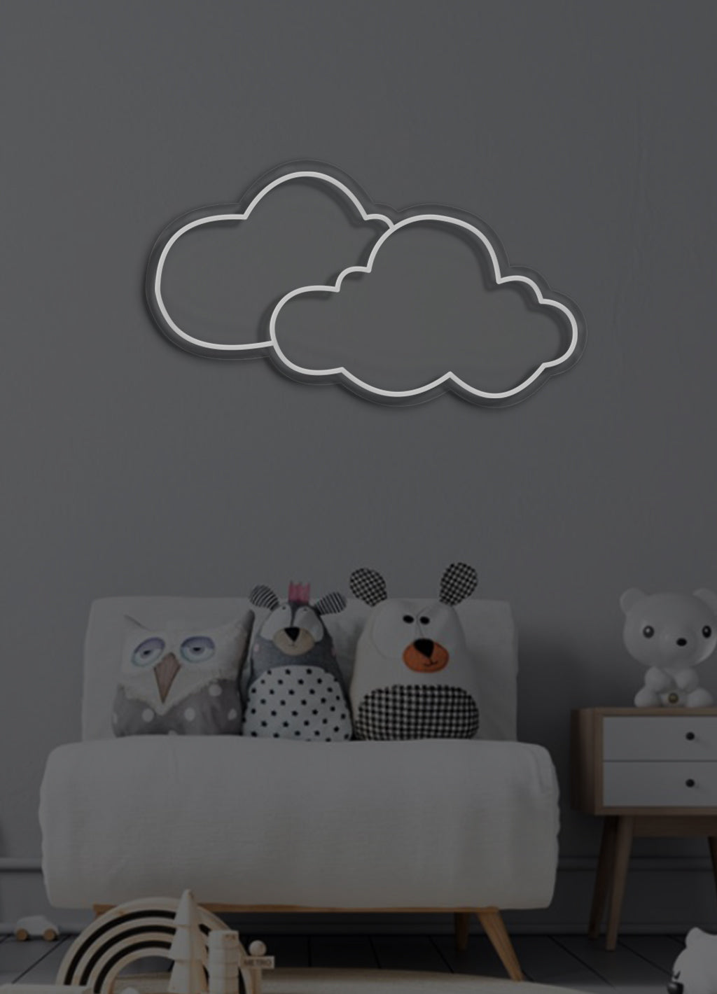 Wolken - LED Neon Decke