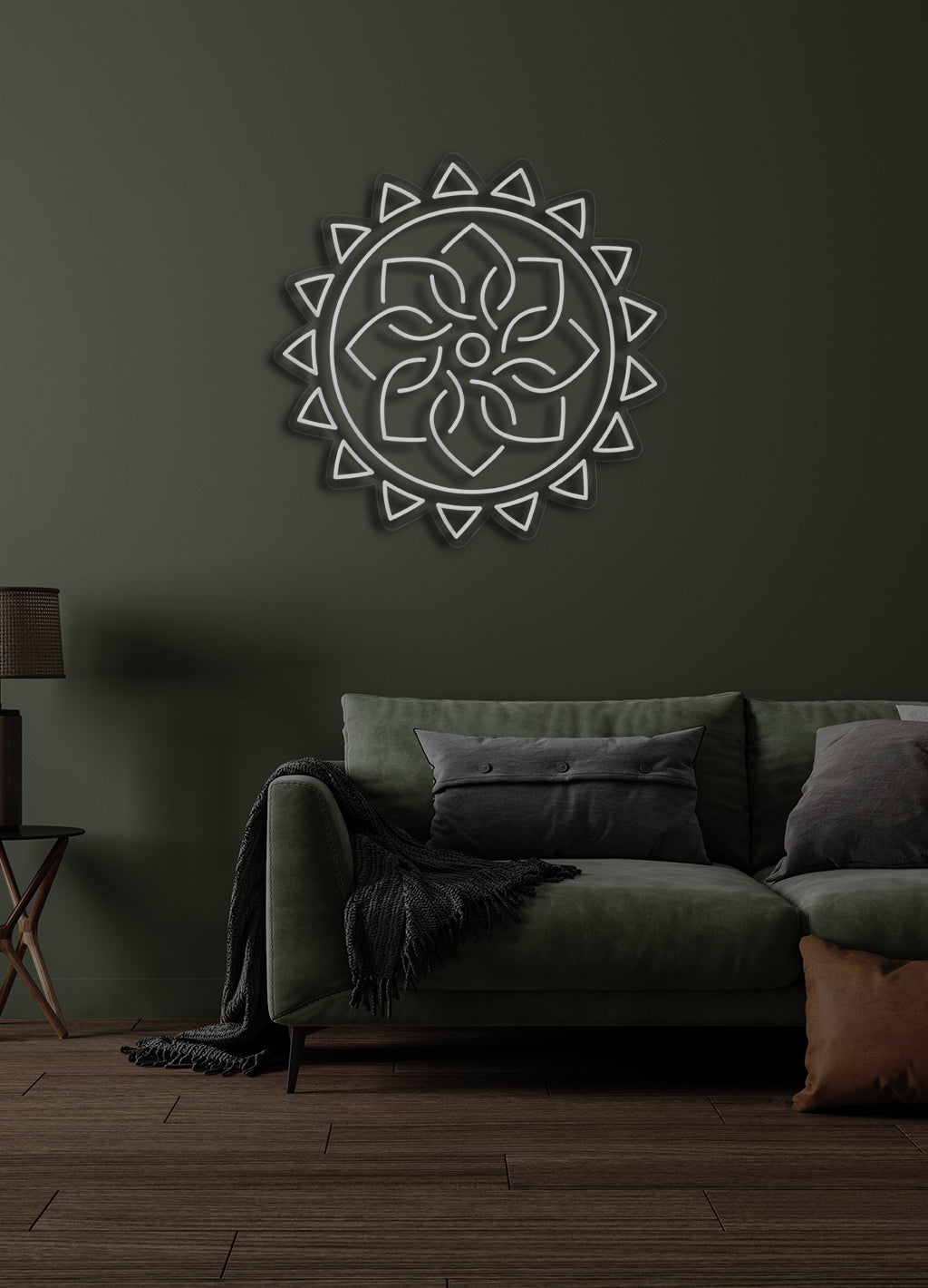Yoga Blume - LED Neon Rock