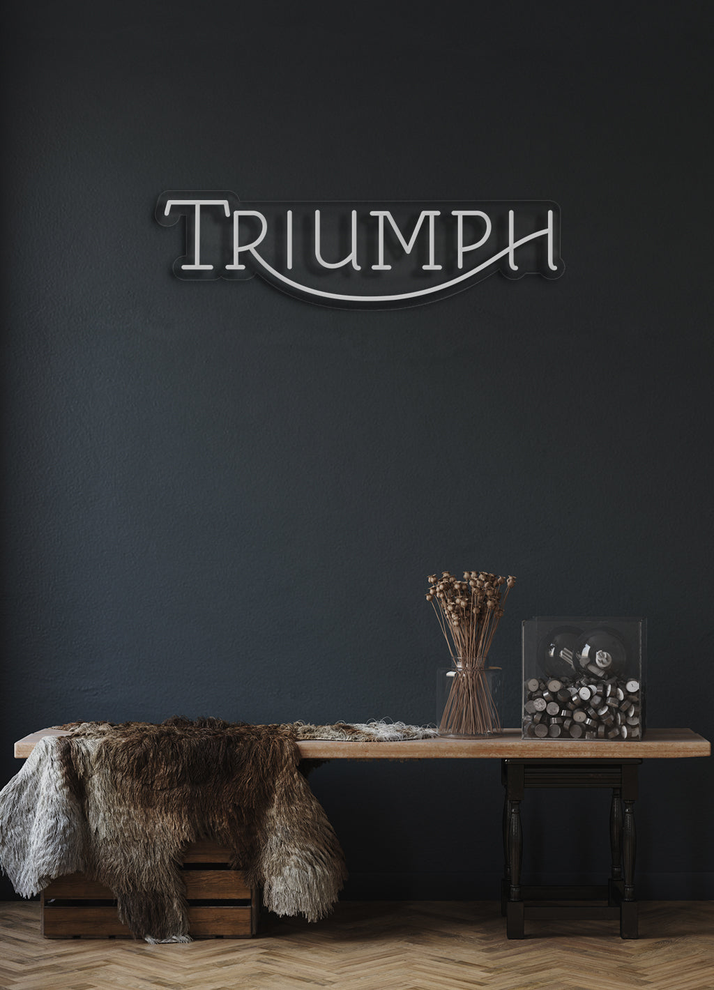 Triumph - LED Neon-Schirm