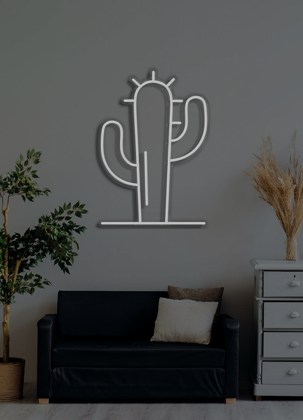 Kaktus - LED Neon Decke