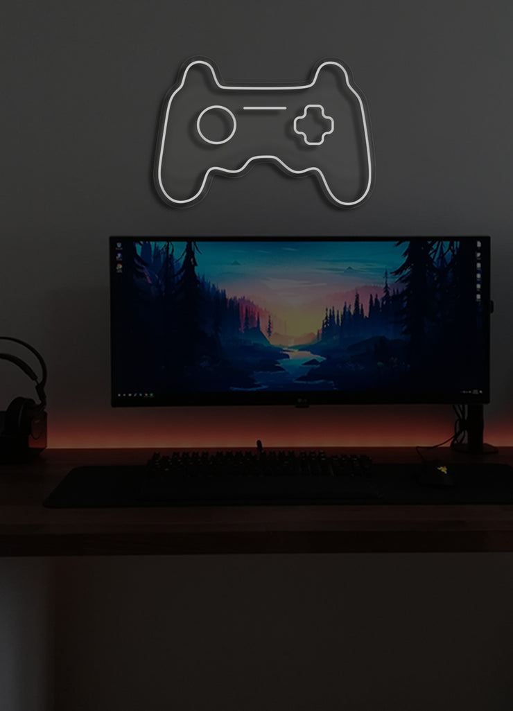 Gaming controller - LED Neon skilt