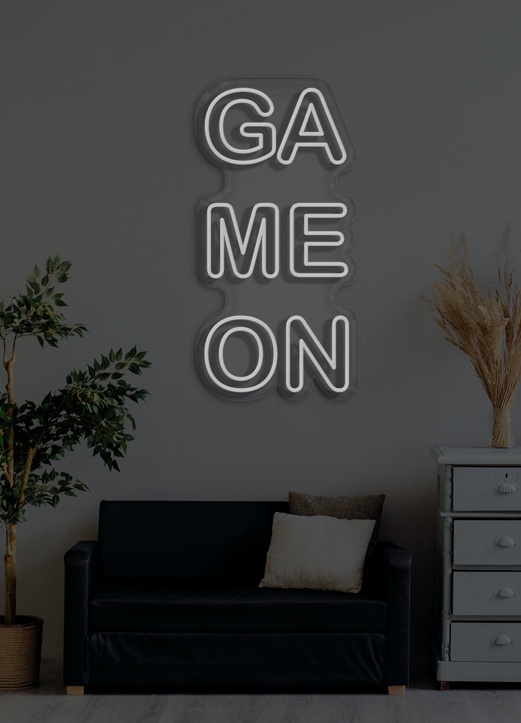 Game on - LED Neon-Schirm