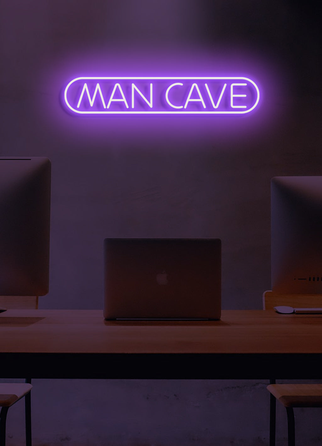 Männerhöhle - LED Neonschirm