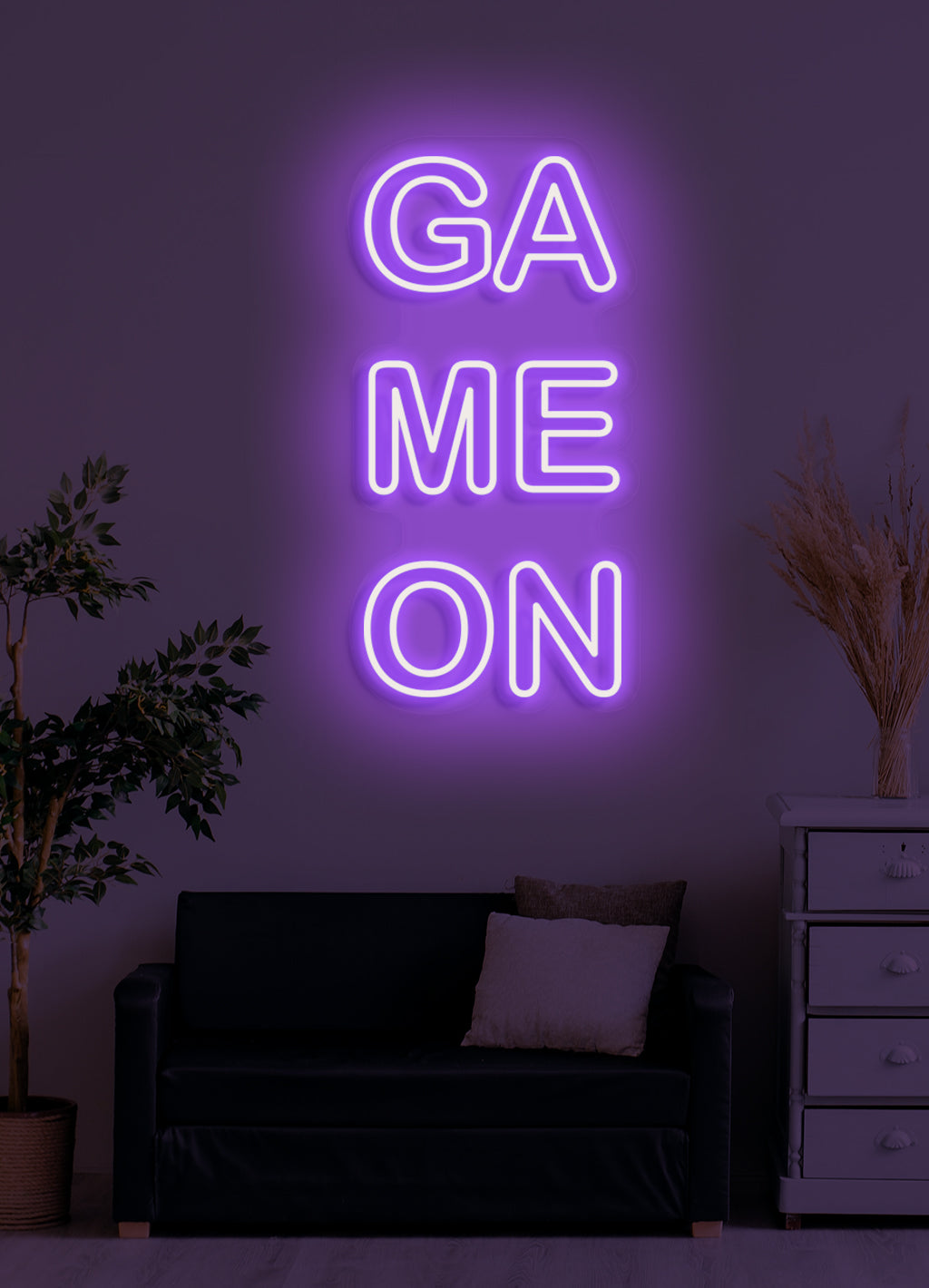 Game on - LED Neon-Schirm