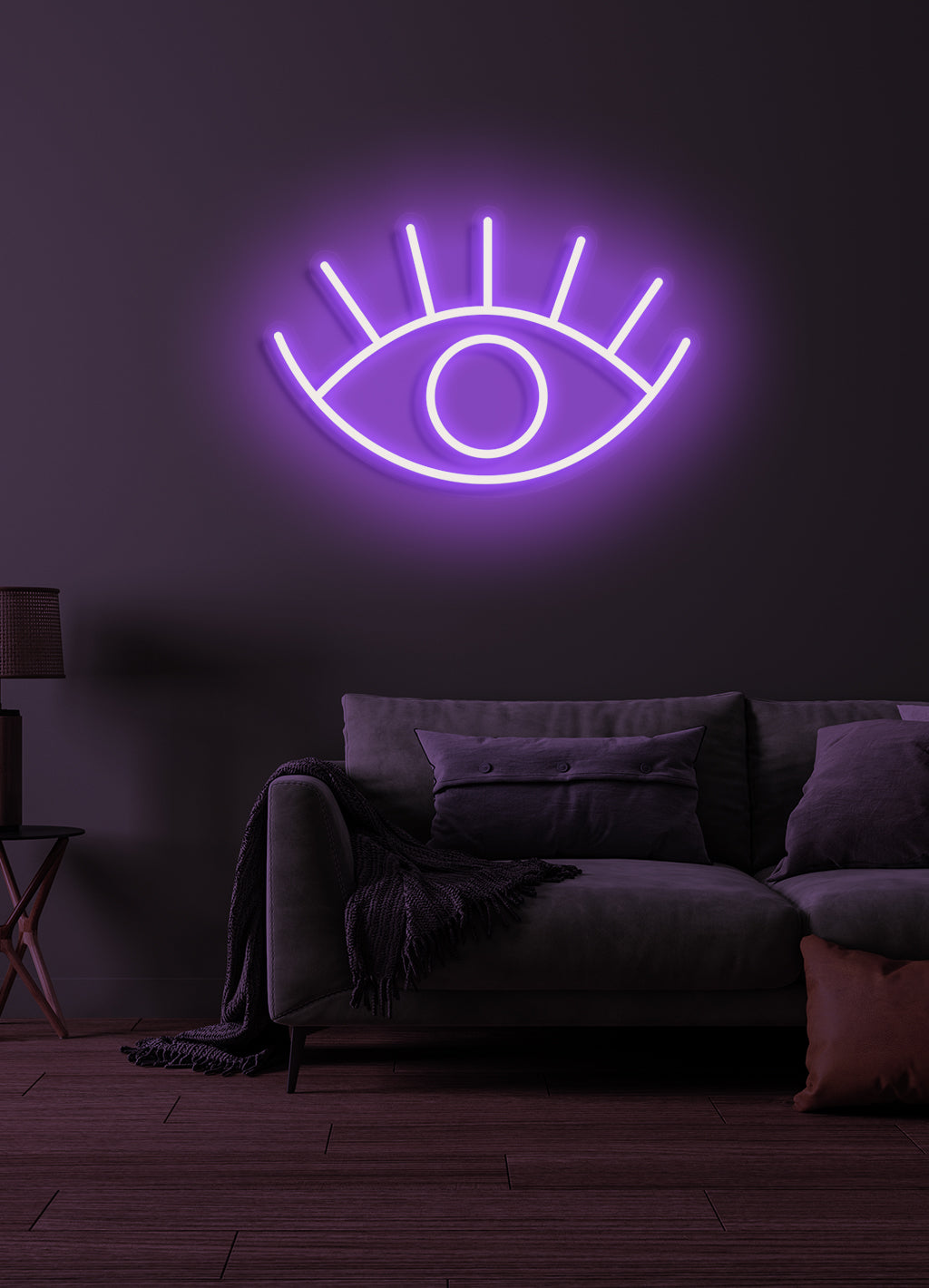 Eye - LED Neon-Schirm