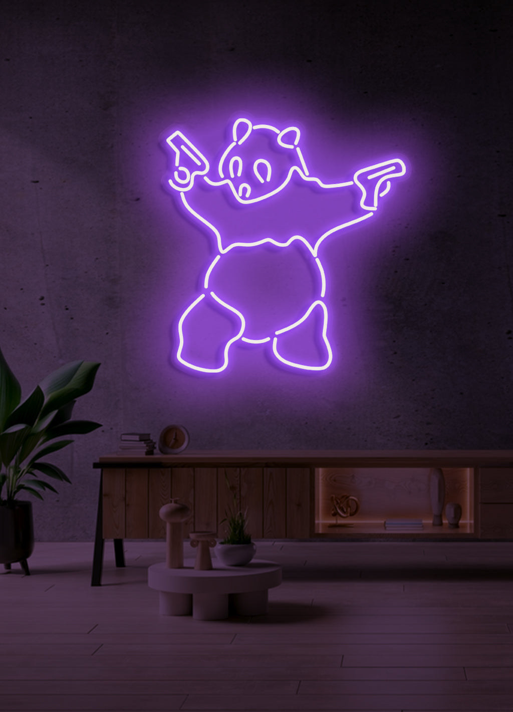 Panda - LED Neonrock