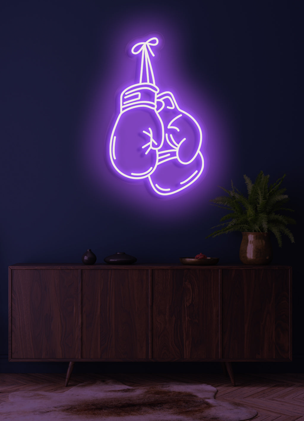 Boxhandschuhe - LED Neon Rock