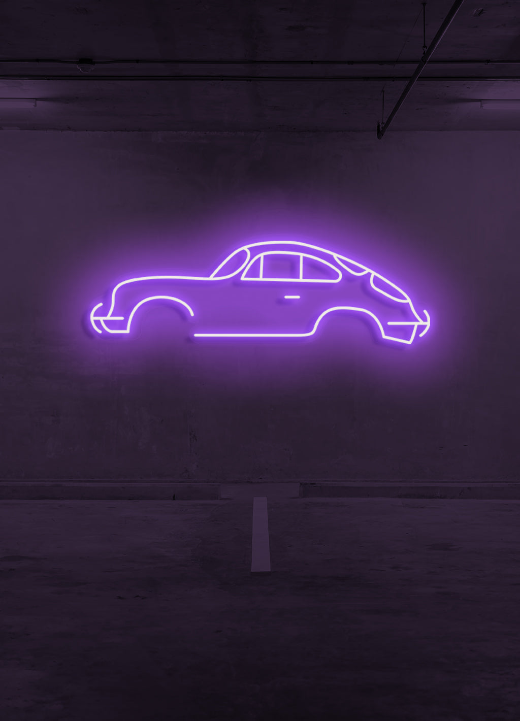 Retro Auto - LED Neonbeleuchtung