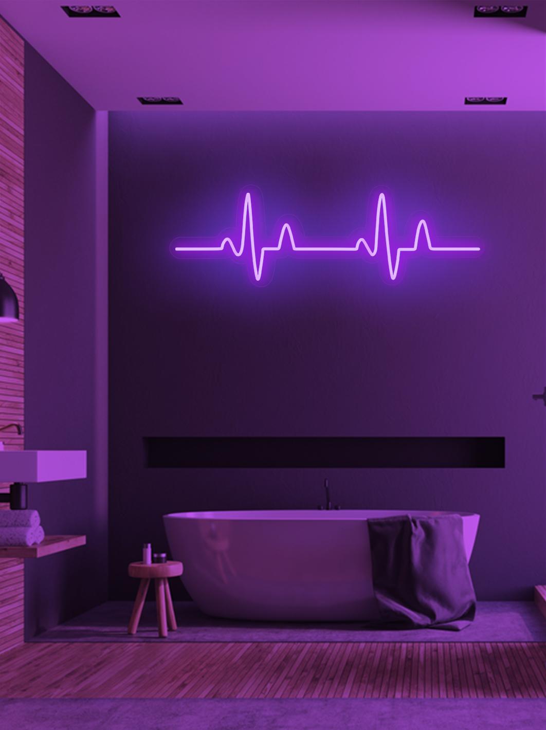 Heart beat - LED Neon skilt