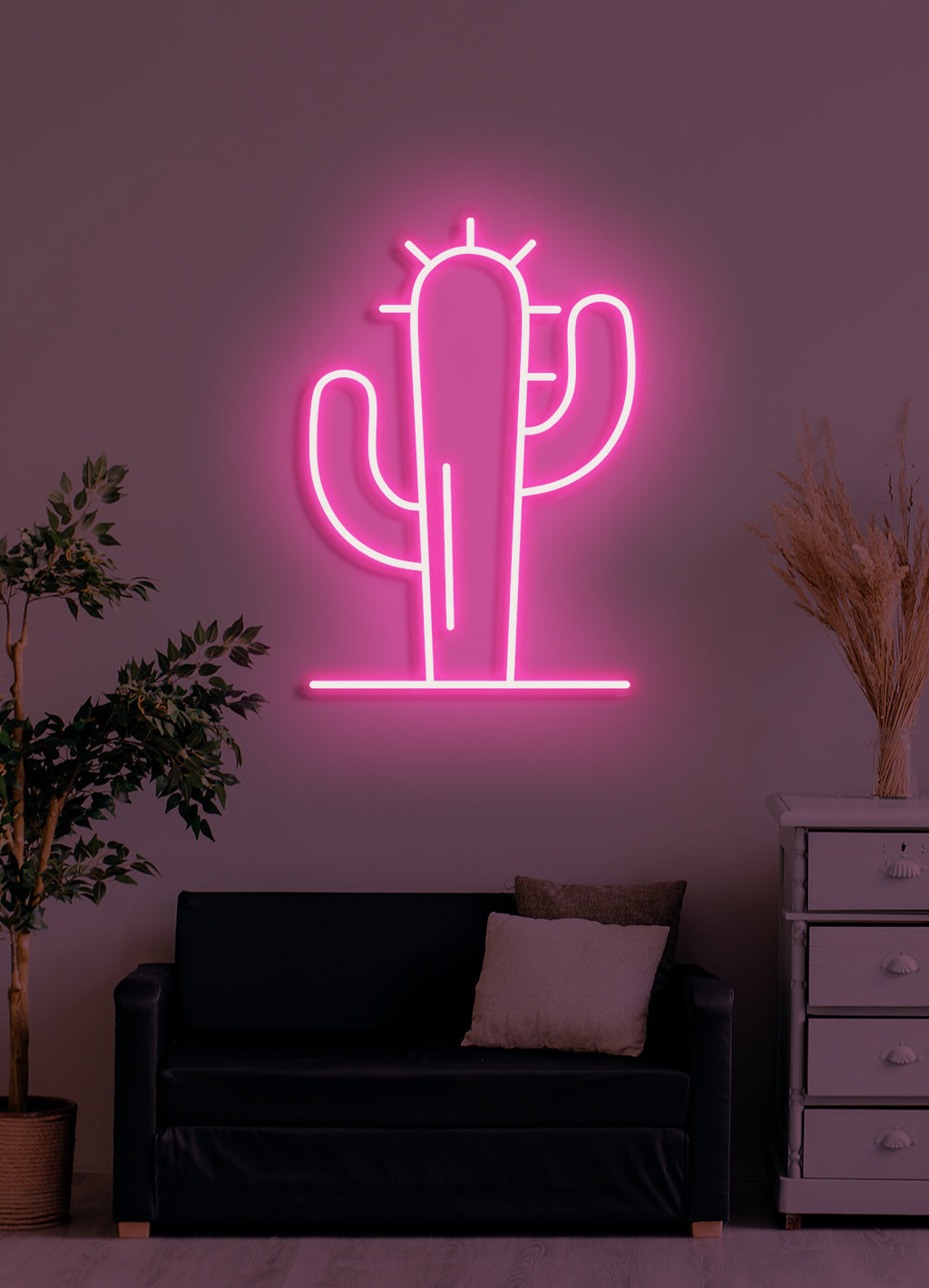 Kaktus - LED Neon Decke