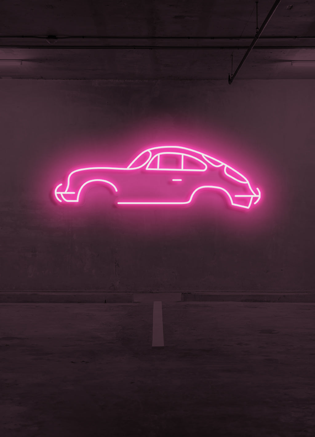 Retro Auto - LED Neonbeleuchtung