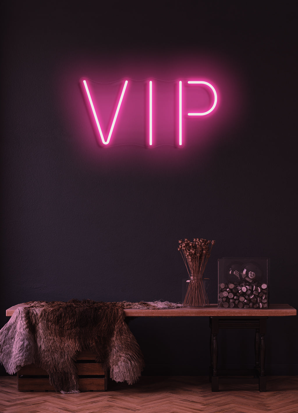 VIP - LED Neon-Schirm