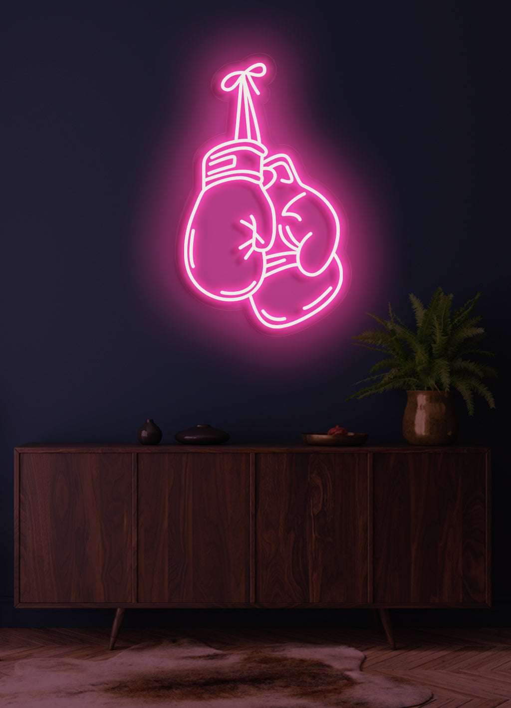 Boxhandschuhe - LED Neon Rock