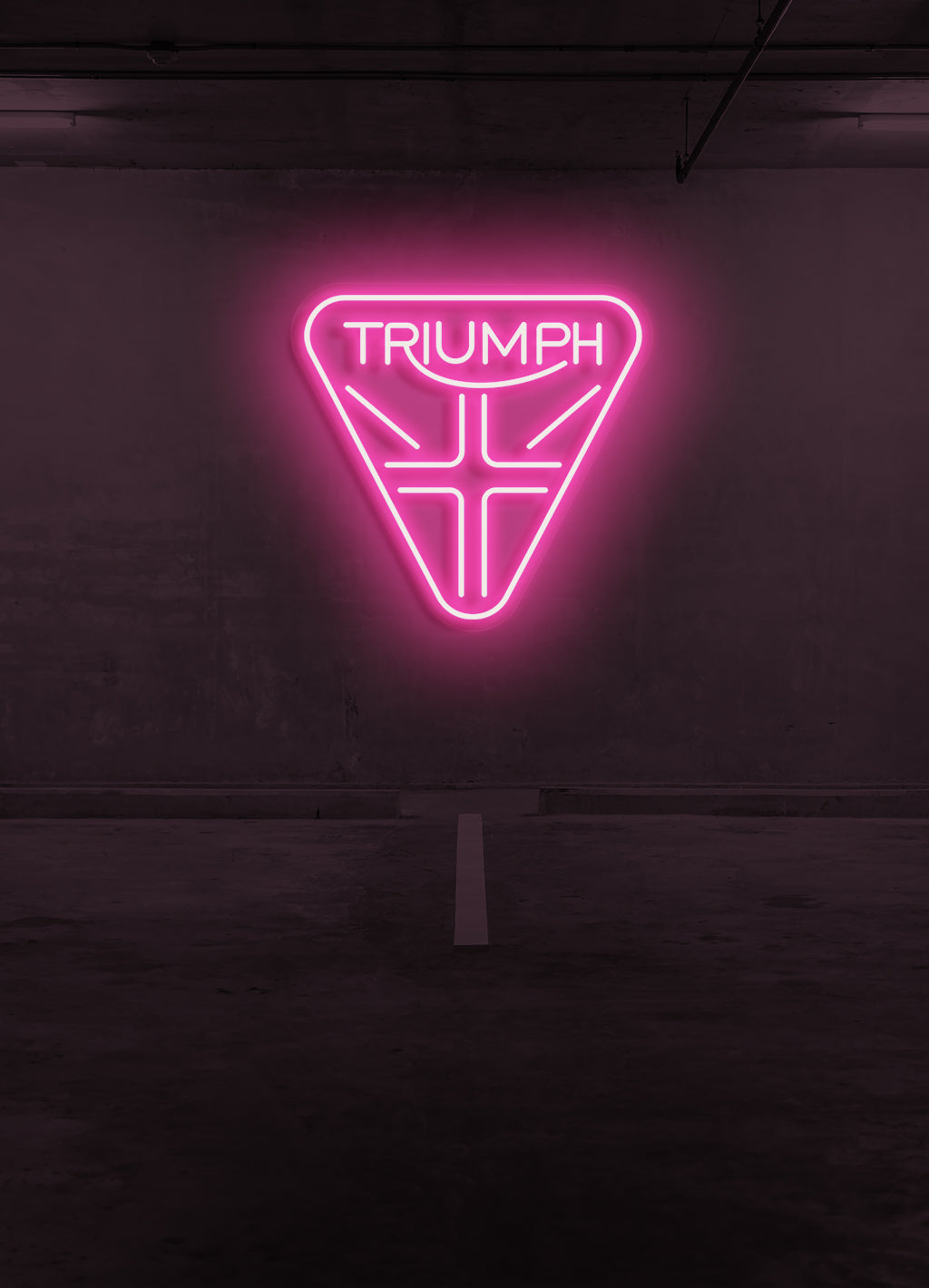Triumph - LED Neon-Schirm